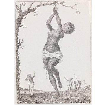 Print - Flagellation of a Female Samboe Slave Print - Flagellation of a Female Samboe Slave