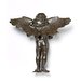 Statuette - Winged putto with a fantastic fish