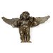 Statuette - Winged putto with a fantastic fish