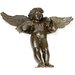Statuette - Winged putto with a fantastic fish