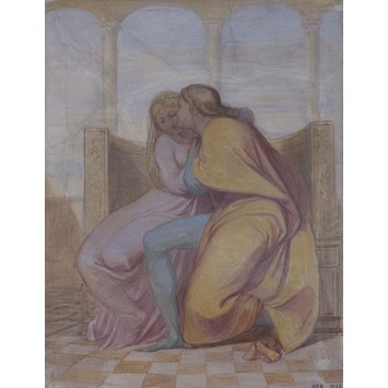 Fresco - Paolo and Francesca Fresco - Paolo and Francesca