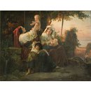 Italian Women in a Vineyard near Rome (Oil painting) Italian Women in a Vineyard near Rome (Oil painting)