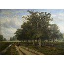 View in Moyland near Cleves, Germany (Oil painting)