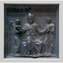 Plaster cast - St Augustine attended by two angels