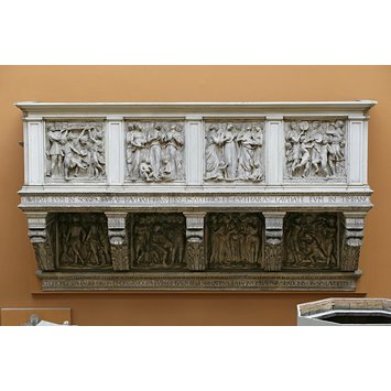 Plaster cast - Cantoria (part of)