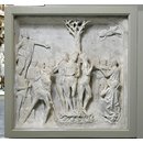 The Persian Martyrs are tied to a tree and burnt (Plaster cast)