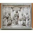 Virgin and child with a female martyr, St James the Great, st Francis and St Catherine of Siena (Plaster cast) Virgin and child with a female martyr, St James the Great, st Francis and St Catherine of Siena (Plaster cast)