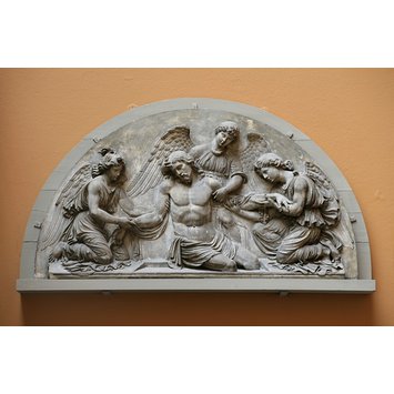 Plaster cast - Pietà, the Dying Christ upheld by three angels Plaster cast - Pietà, the Dying Christ upheld by three angels