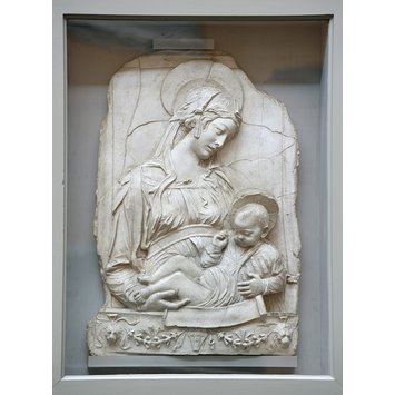 Plaster cast - Virgin and Child Plaster cast - Virgin and Child