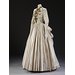 Evening dress and petticoat