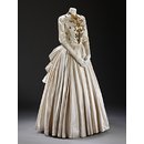 Evening dress and petticoat