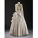 Evening dress and petticoat