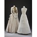 Evening dress and petticoat
