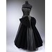 Evening dress - Cygne Noir (Black Swan); La Ligne Milieu du Siecle