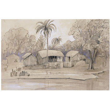 Watercolours - Album of loose drawings and watercolours