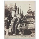 Manuthiha, Guardian at the Shwe-Dagon Pagoda; Corner of great pagoda (Photograph) Manuthiha, Guardian at the Shwe-Dagon Pagoda; Corner of great pagoda (Photograph)