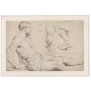 Study for the young man raised from  the dead in the picture  "Miracles of St Francis Xavier" at Vienna (Drawing)