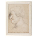 POrtrait of Marie de Medici (1573-1642) (Drawing)