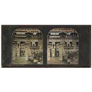Stereoscopic view of the Egyptian Court at Crystal Palace in Sydenham (Photograph)