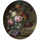 Flowers in a Vase (Oil painting)