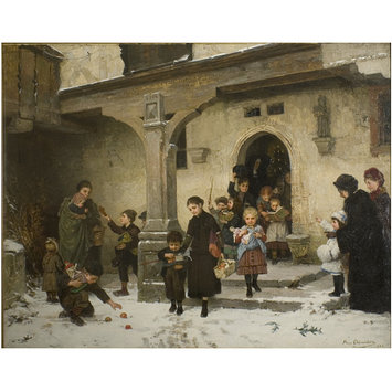 Oil painting - Christmas Presents