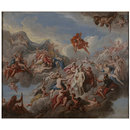 Psyche being dressed by the Gods for her marriage with Cupid (Oil painting)