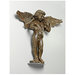 Statuette - Winged putto with a fantastic fish