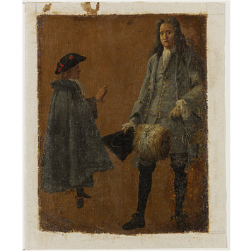 Oil painting - Two Studies of Men