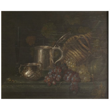 Oil painting - Still Life with Fruit and Silver Oil painting - Still Life with Fruit and Silver