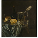 Oil painting - Still life with silver tankard Oil painting - Still life with silver tankard