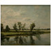Oil painting - Water-meadows near Salisbury