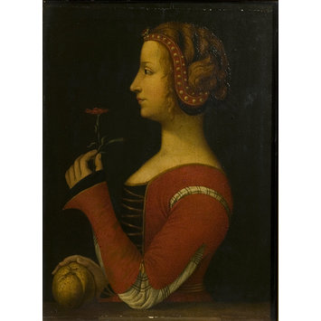 Oil painting - Petrarch's Laura