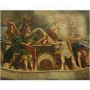 Tempera - Apostles and Angels at the Assumption (copy of the fresco in the cupola of Parma Cathedral)