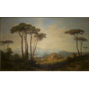 Rocky Italian landscape (Oil painting)