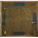 Copy in tempera of a panel of tiles from the ceiling of a window in the Green Mosque at Broussa (Tempera)