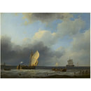 Sea piece: a threatening sky (Oil painting)