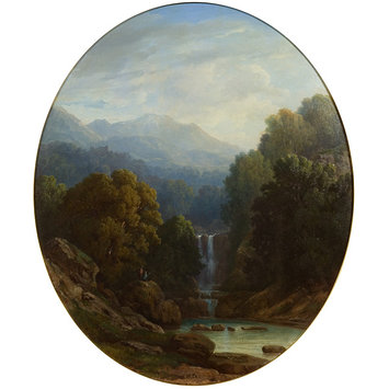 Oil painting - Saint-Jeoire, Savoy