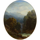 Oil painting - Saint-Jeoire, Savoy