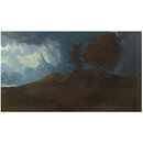 Landscape with road over a hill (Oil painting) Landscape with road over a hill (Oil painting)
