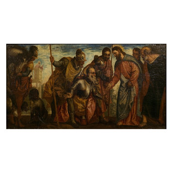 Oil painting - Christ and the Centurion (Matthew 8:5) Oil painting - Christ and the Centurion (Matthew 8:5)
