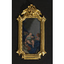 The Infant Christ asleep, adored by two angels (Painting)