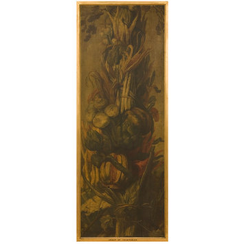 Oil painting - A Group of vegetables