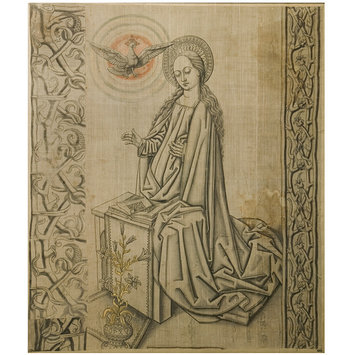 Painting - The Virgin Annunciate Painting - The Virgin Annunciate