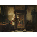 The Listening Servant (Oil painting)