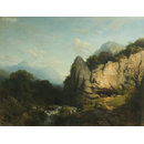 A View in the Tyrol (Oil painting) A View in the Tyrol (Oil painting)