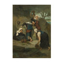 Girls at a Well (Oil painting)