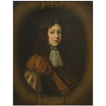 Oil painting - James Bertie, Second Son of James, Earl of Abingdon Oil painting - James Bertie, Second Son of James, Earl of Abingdon