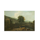 Landscape with Temple of Clitumnus near Spoleto (Oil painting)