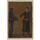 Oil painting - Two Studies of Men Oil painting - Two Studies of Men