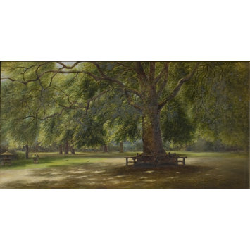Oil painting - The Old Plane Tree Oil painting - The Old Plane Tree